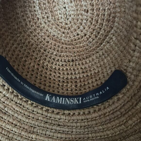 Helen Kaminski
Tahani Crocheted Raffia Sun Hat in Nougat size M main image 6
